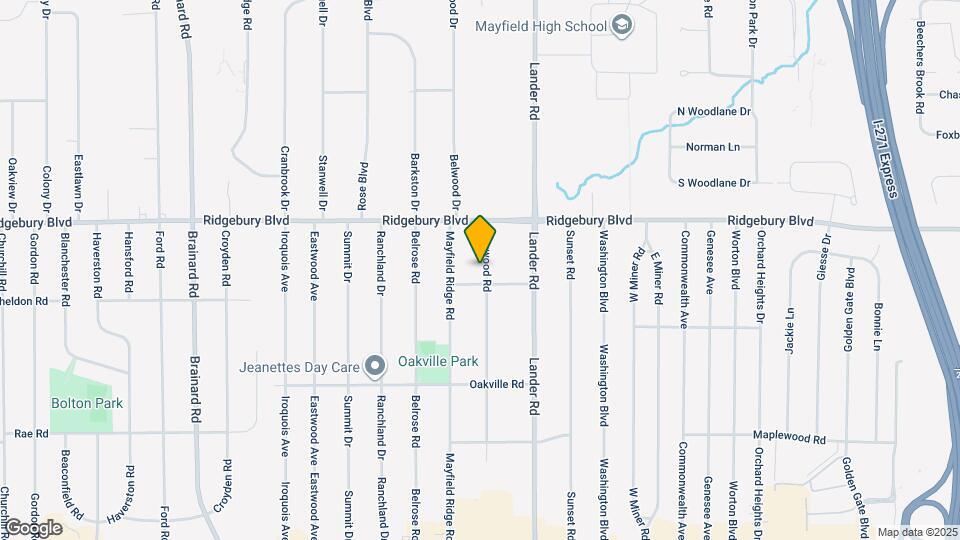 1152 Elmwood Rd Map and Location Details