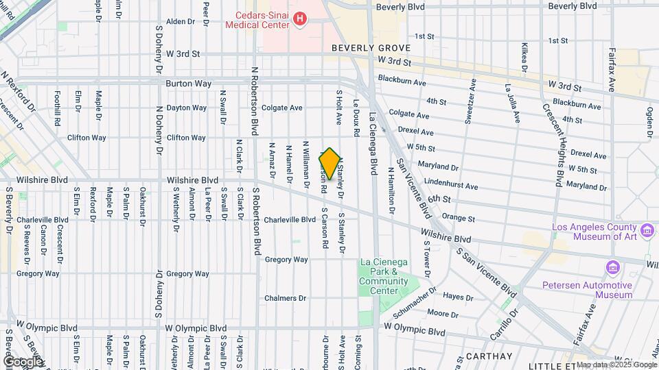 132 N Carson Rd Map and Location Details