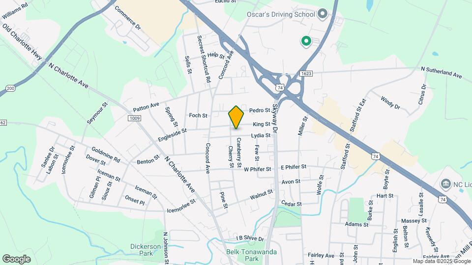 302 Lydia St Map and Location Details