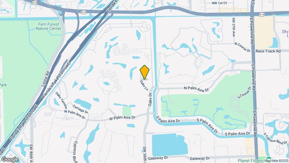 500 Oaks Ln Map and Location Details