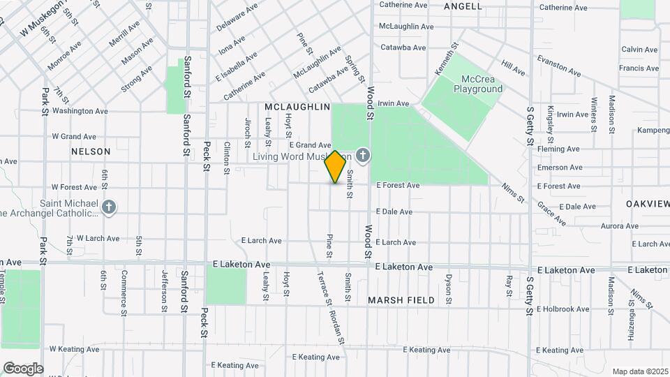 319 E Forest Ave Map and Location Details