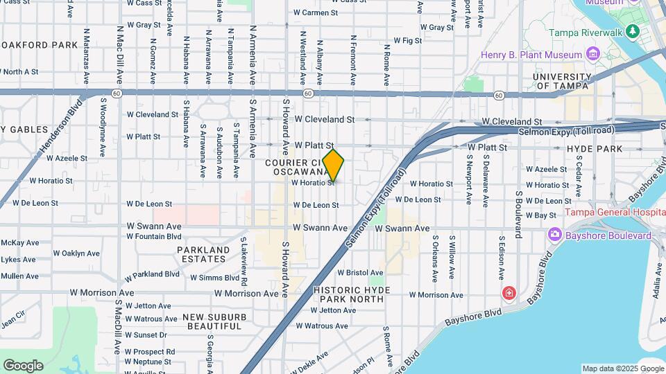 501 S Melville Ave Map and Location Details