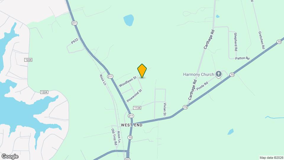 224 Pinewood St Map and Location Details