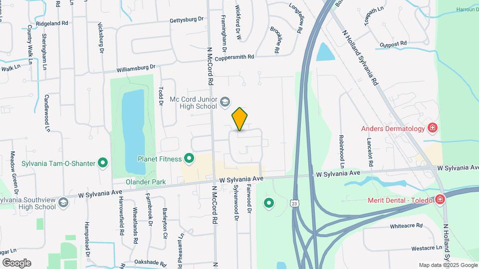 6621-6631 Kingsbridge Dr Map and Location Details