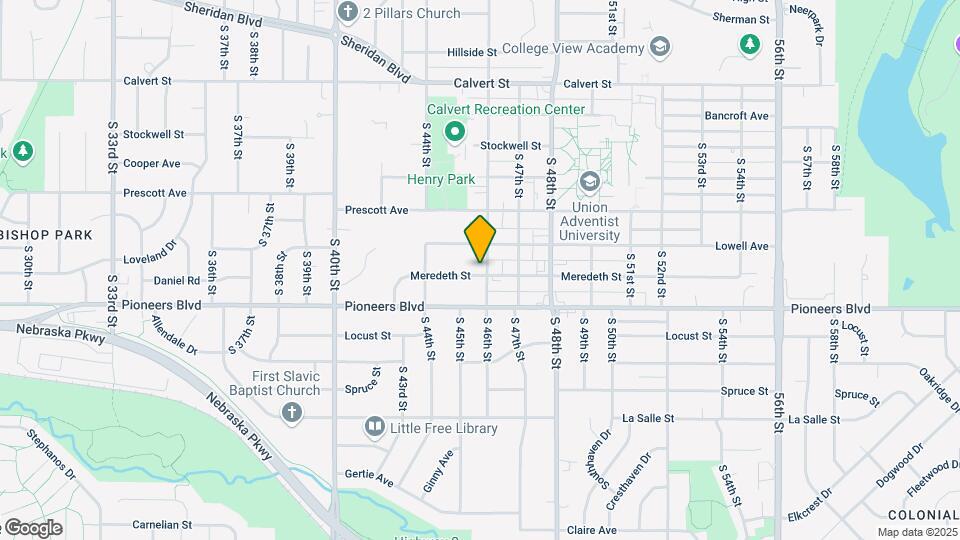 4540 Meredeth St Map and Location Details
