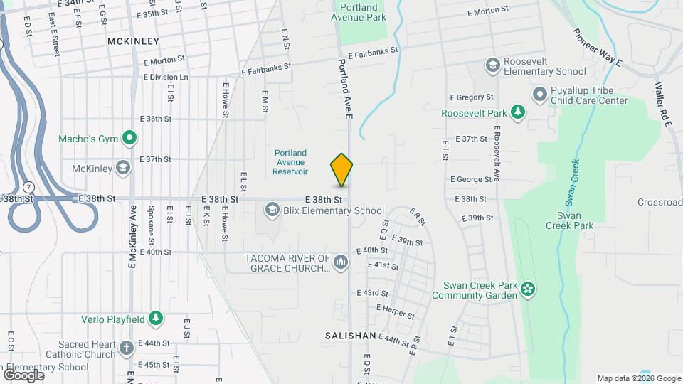 1517 E 38th St Mapa y Detalles de la Ubicación