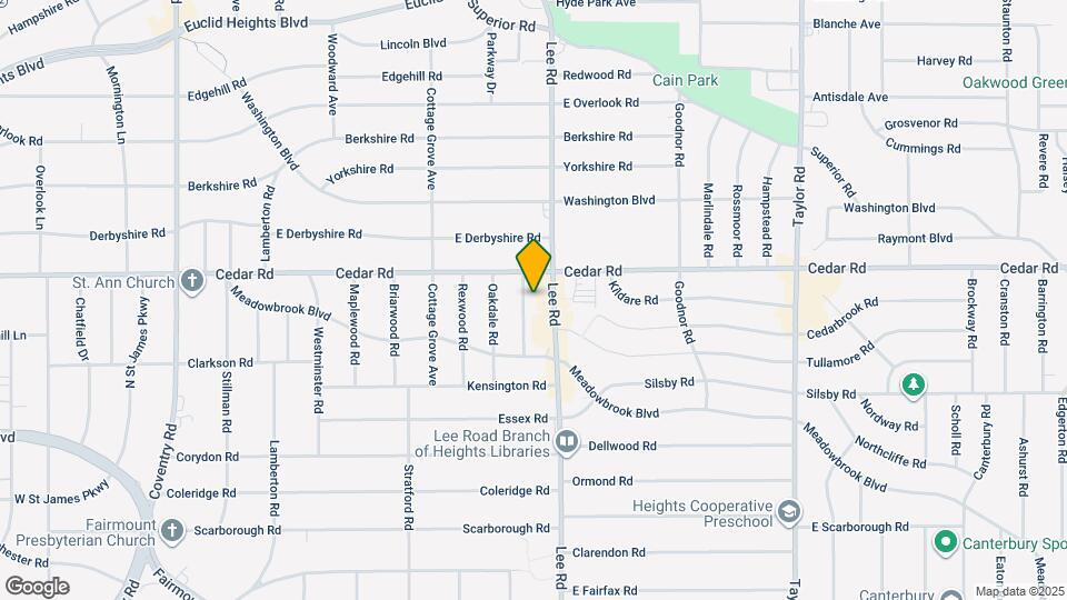 2179 Edgewood Rd Map and Location Details