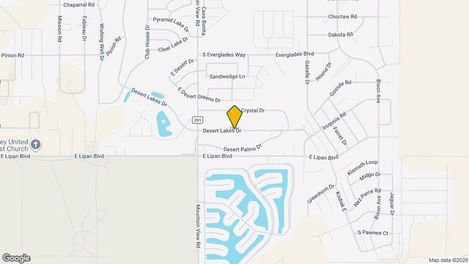 2056 Desert Lakes Dr Map and Location Details