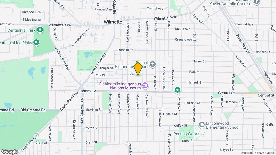 3026 Park Pl, Unit Coach House Mapa y Detalles de la Ubicación