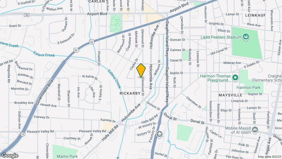 626 Glenwood St Map and Location Details