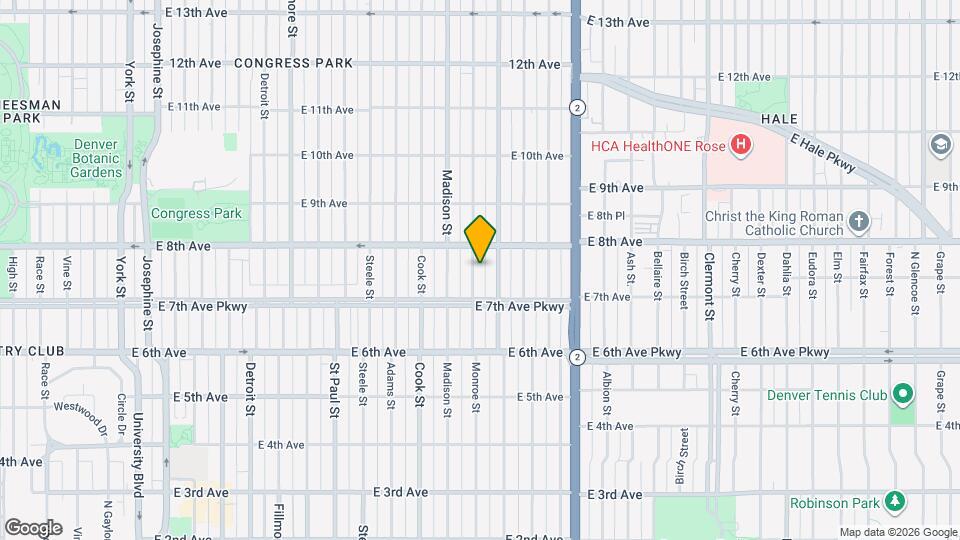 750 Monroe St Mapa y Detalles de la Ubicación
