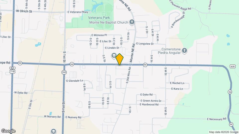 707 E Eastview Dr Map and Location Details