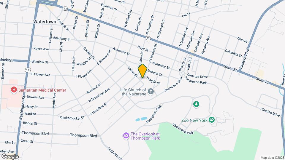 1103 Salina St Map and Location Details