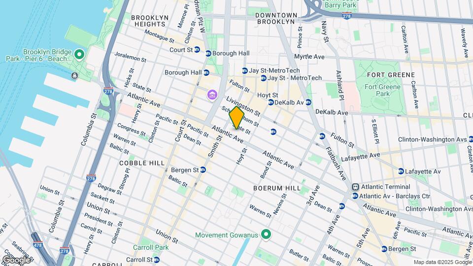 315 Atlantic Ave Map and Location Details