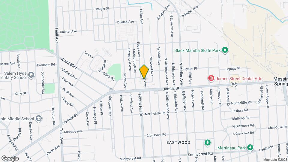 201 Lillian Ave, Unit 201 Lilian Map and Location Details