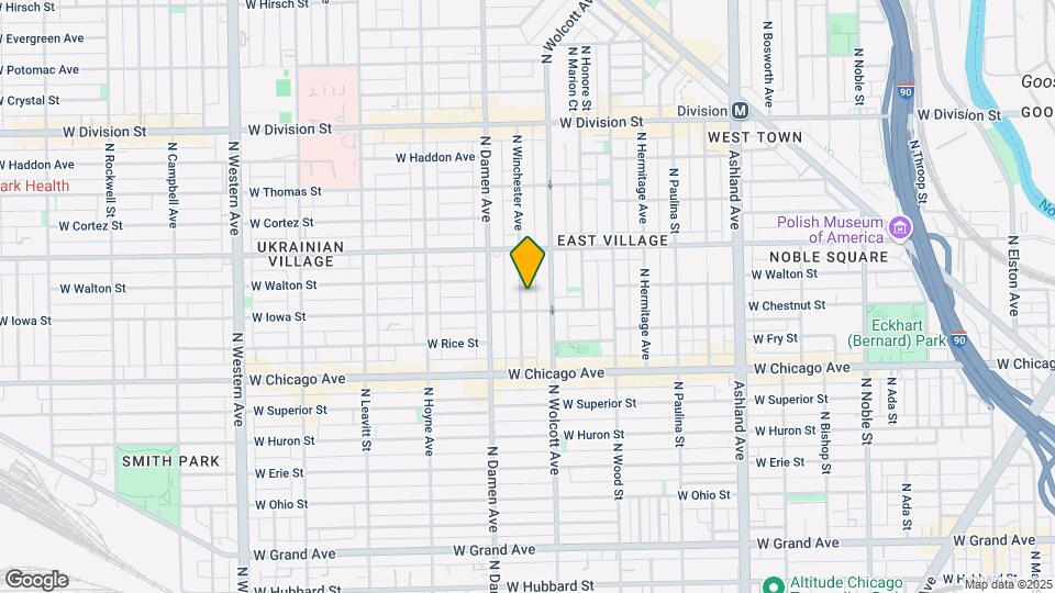 911 N Winchester Ave Map and Location Details