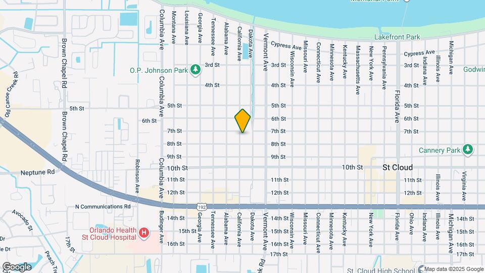 719 California Ave Map and Location Details