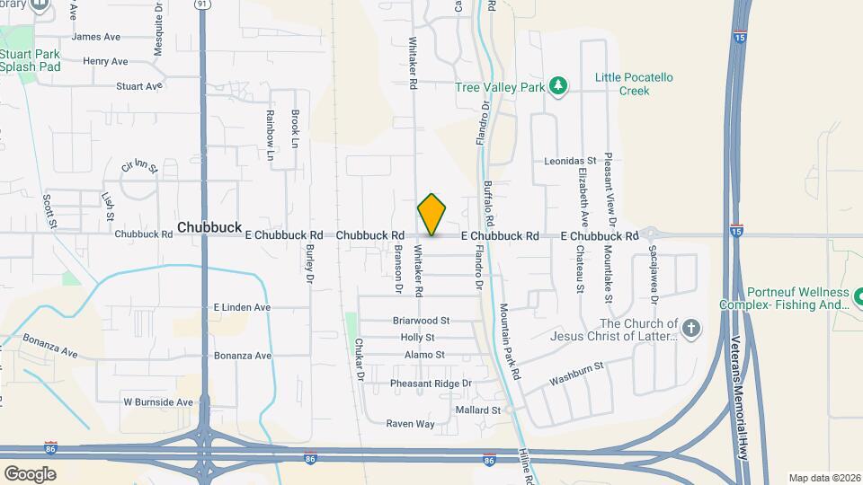 517 E Chubbuck Rd Map and Location Details