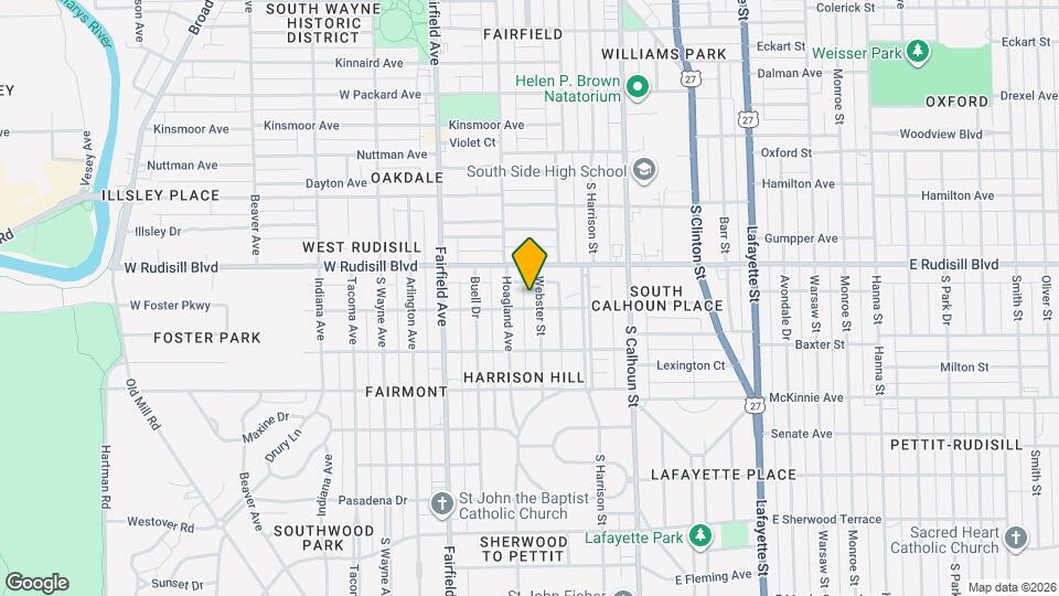 3930 Webster St Map and Location Details