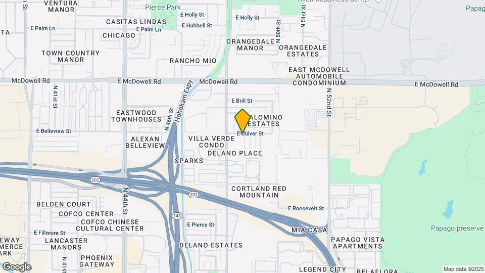 4831 E Culver St-Unit -2 Map and Location Details