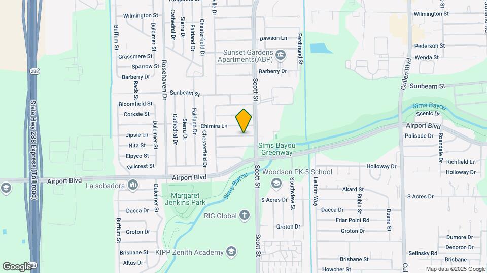 3634 Jipsie Ln Map and Location Details