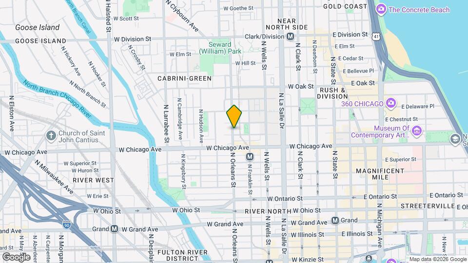 829 N Orleans St Mapa y Detalles de la Ubicación