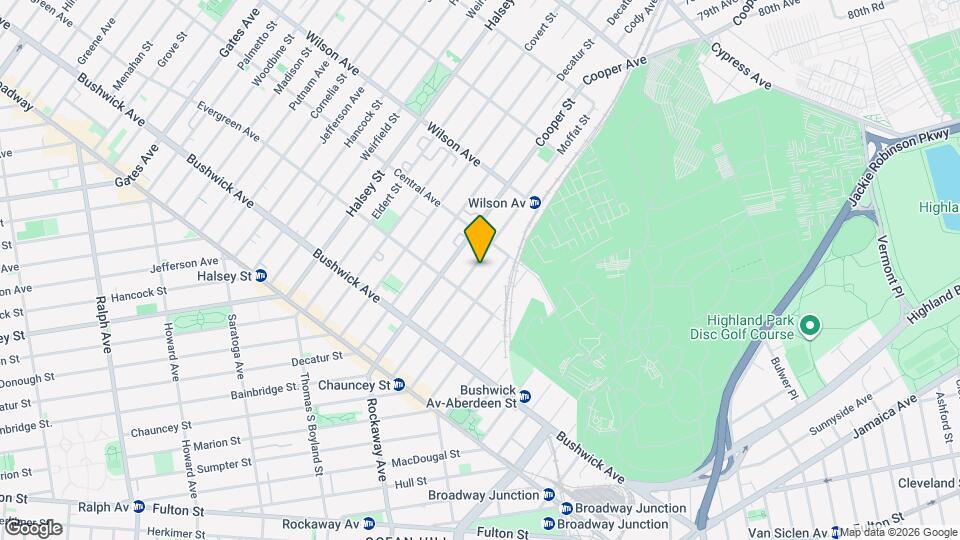 144 Moffat St Mapa y Detalles de la Ubicación