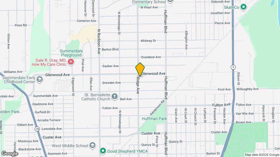2707 Ridge Ave Map and Location Details
