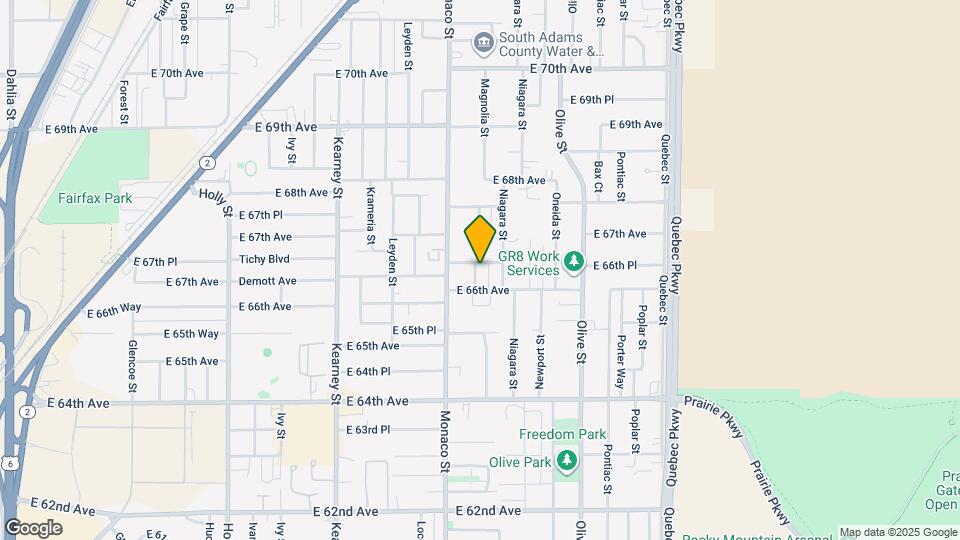 6630 Magnolia St Map and Location Details