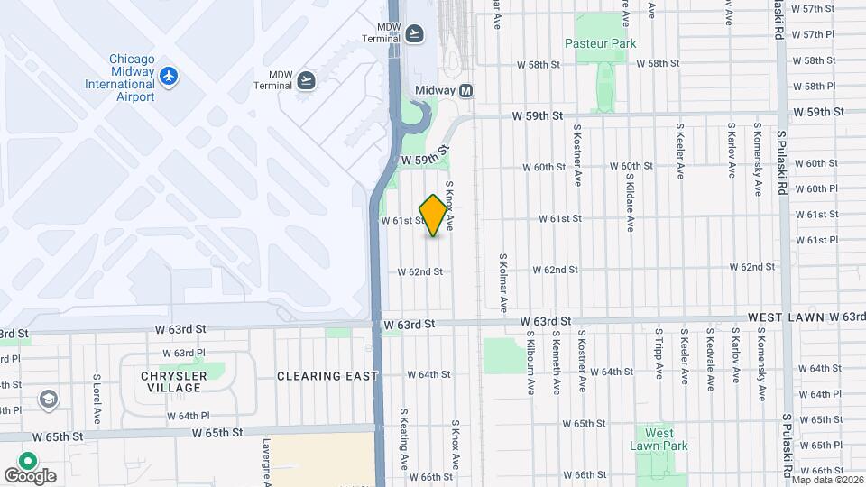 6125 S Kilpatrick Ave, Unit 1G Map and Location Details