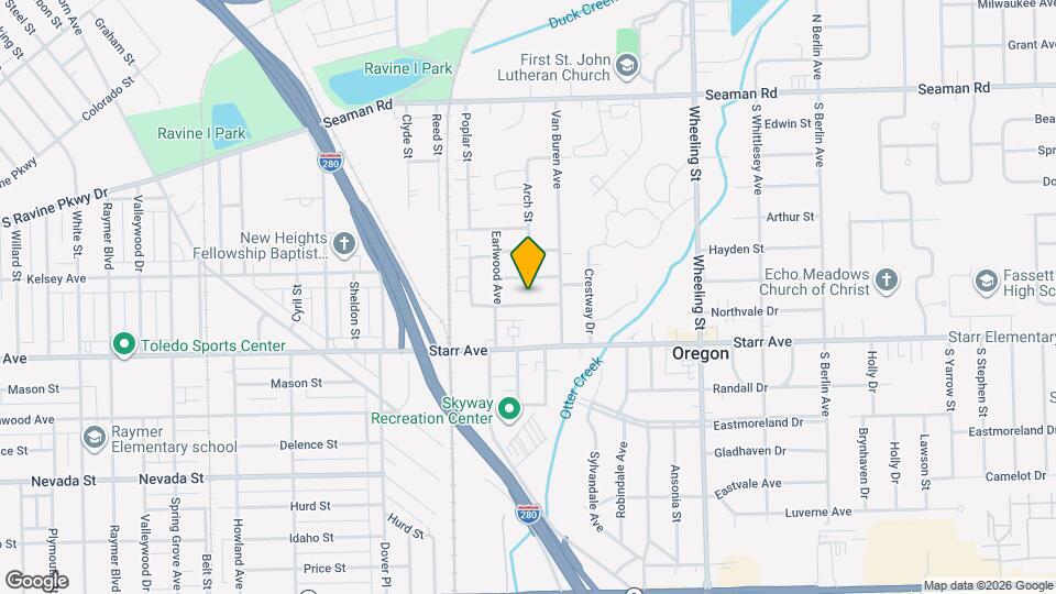 2519 Olivewood Ave Mapa y Detalles de la Ubicación