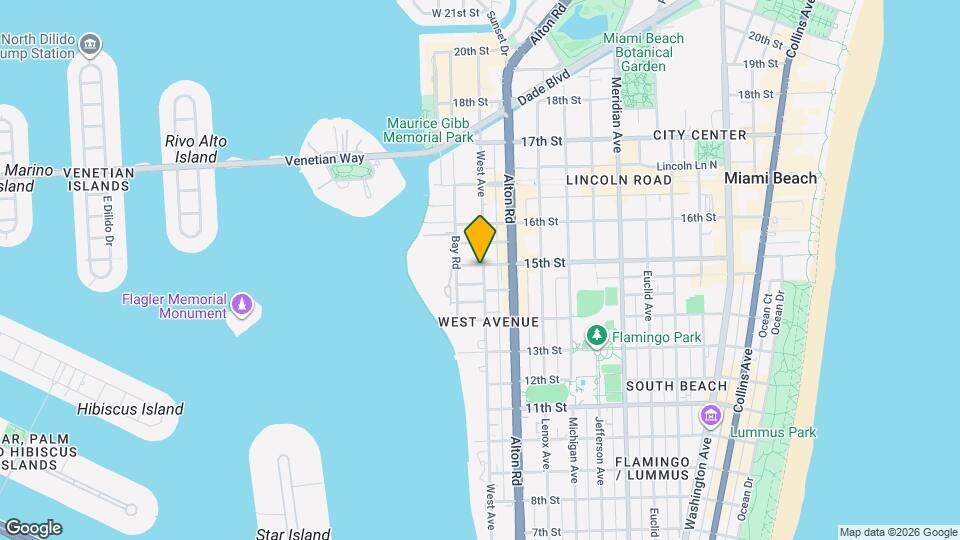 1460 West Ave Map and Location Details