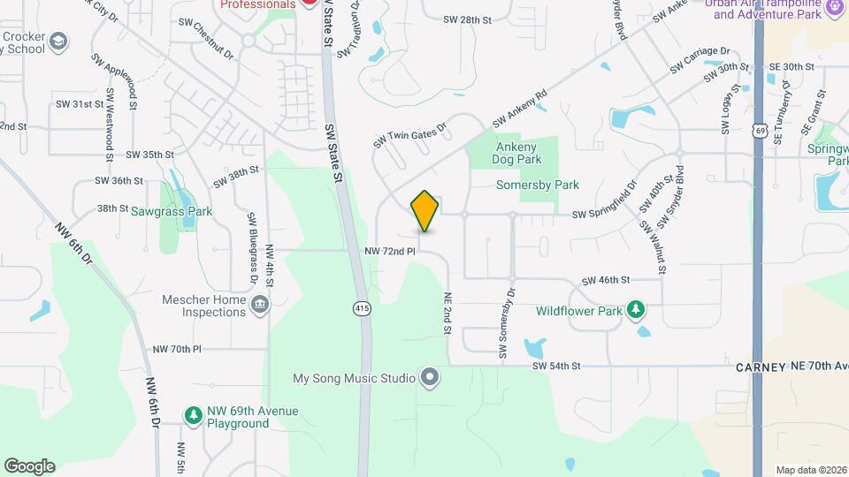 4103 SW Westview Dr Map and Location Details