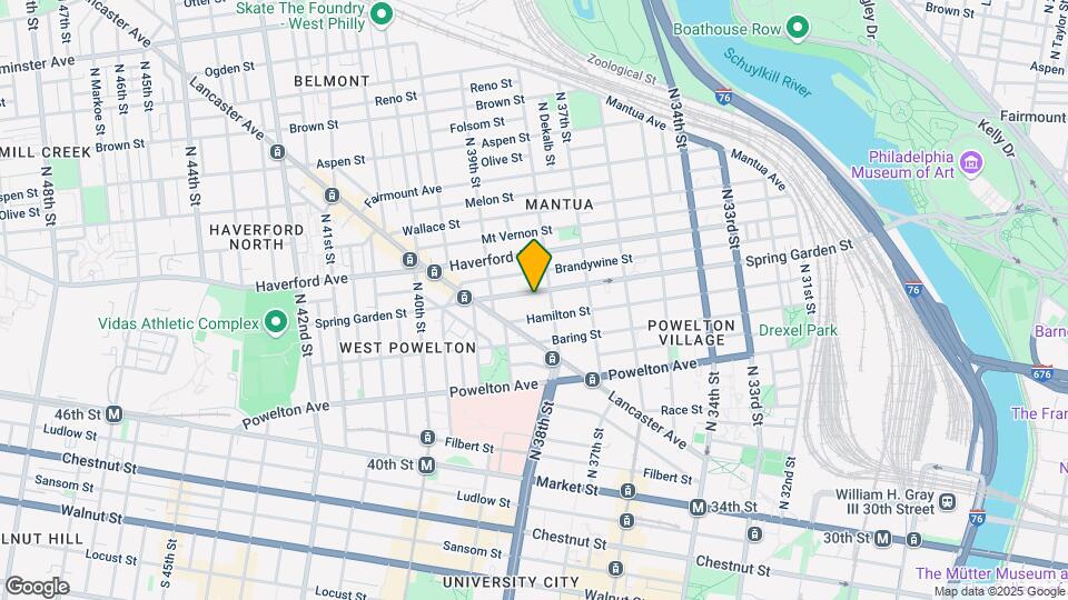 3816 Spring Garden St Map and Location Details