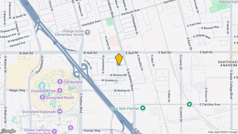 1314 S Iris St Map and Location Details