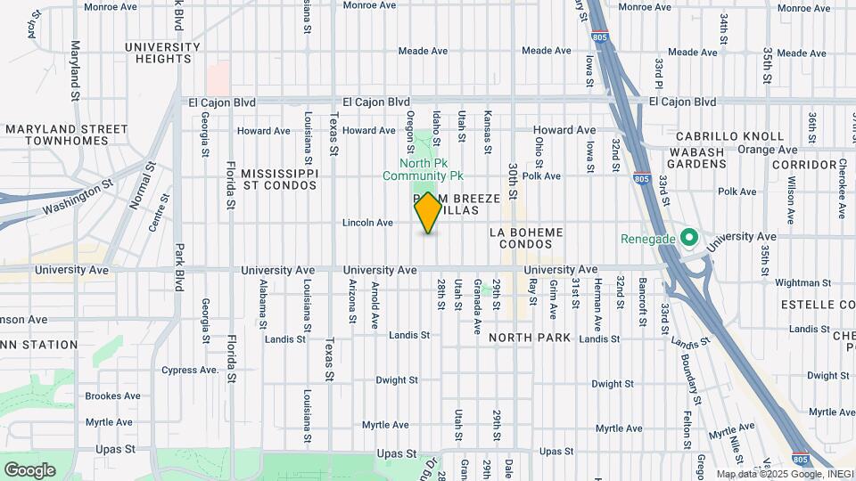 3960 Idaho St Mapa y Detalles de la Ubicación
