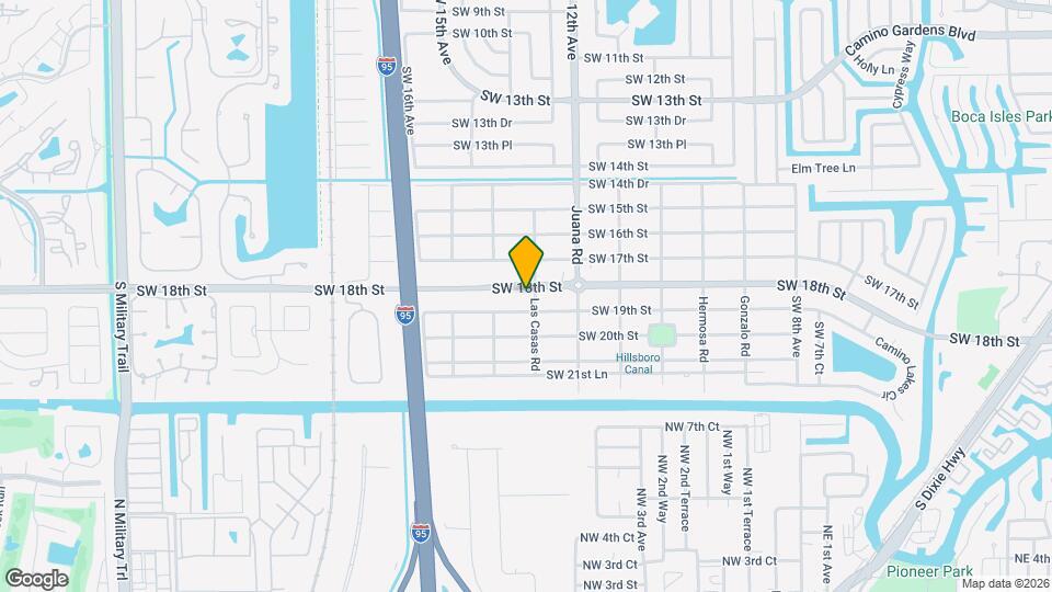 1320 SW 18th St Mapa y Detalles de la Ubicación