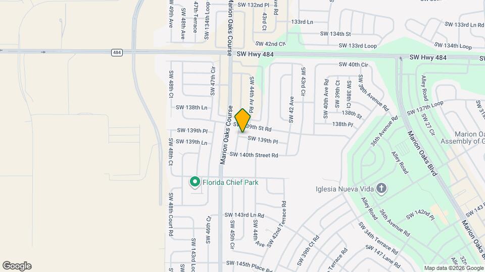 4481 SW 139th Pl, Unit 520 Map and Location Details