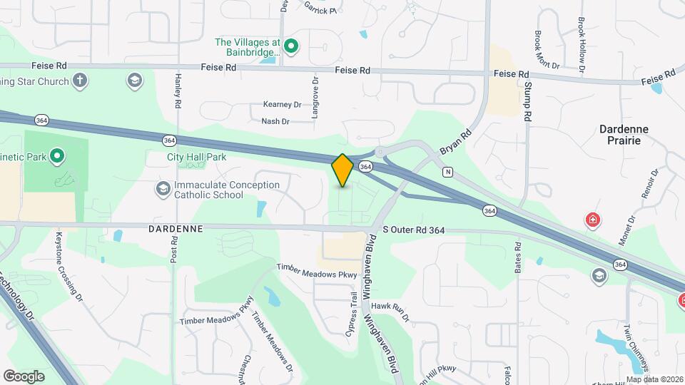 Villas on The Prairie Map and Location Details