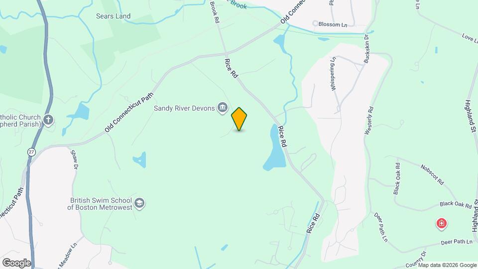 89 Old Connecticut Path Map and Location Details