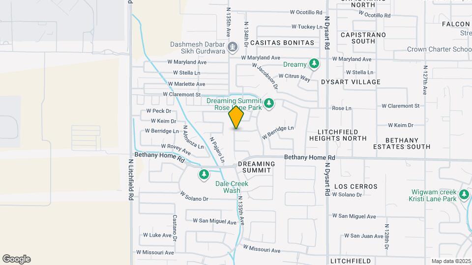 13451 W Berridge Ln Map and Location Details