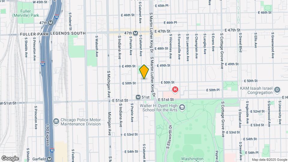 4957 S Calumet Ave Map and Location Details