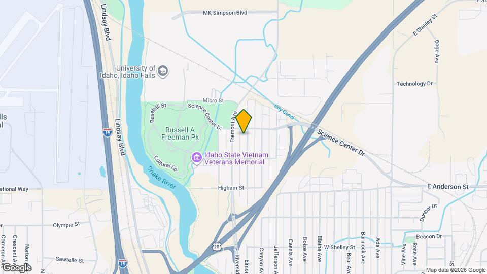 1471 Elmore Ave Map and Location Details