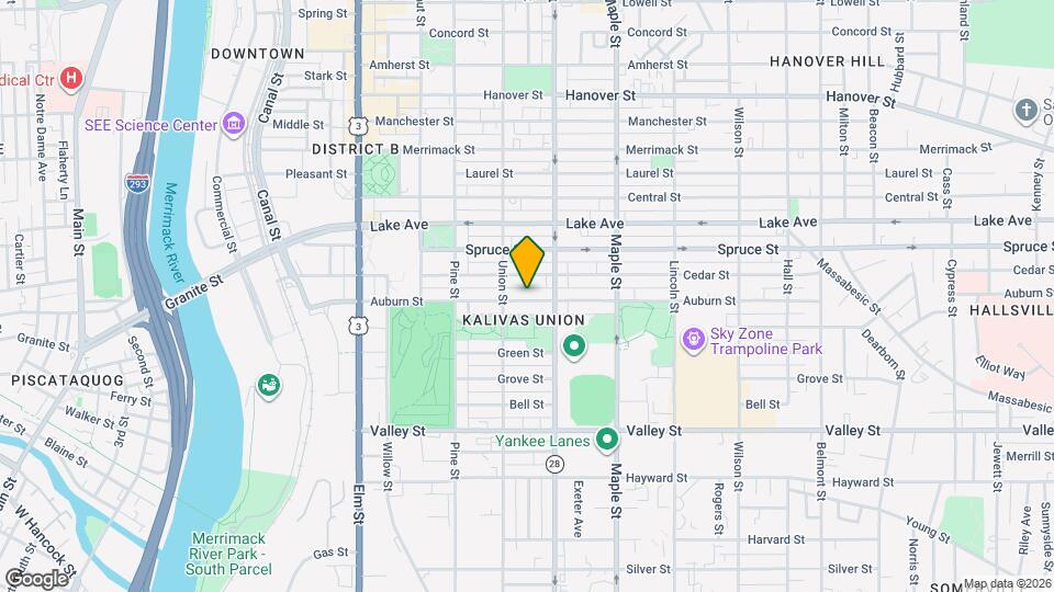 254 Auburn St Map and Location Details