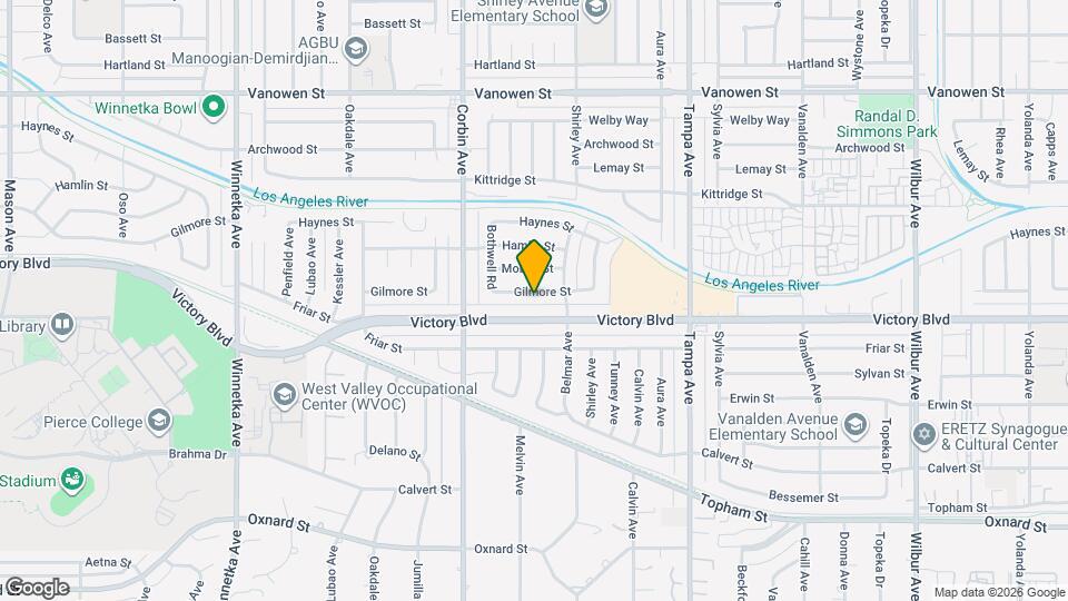 19540 Gilmore St Map and Location Details