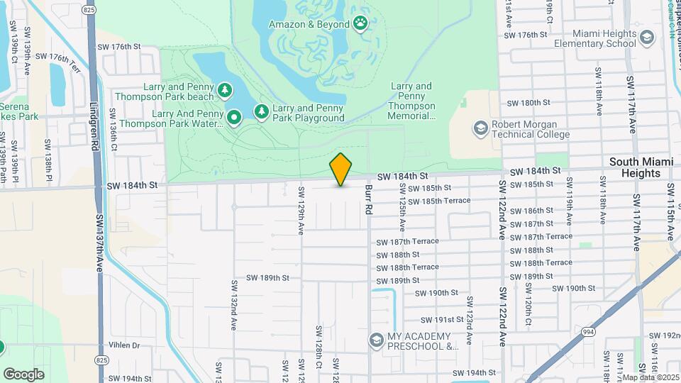 12782 SW 184th Ter Map and Location Details