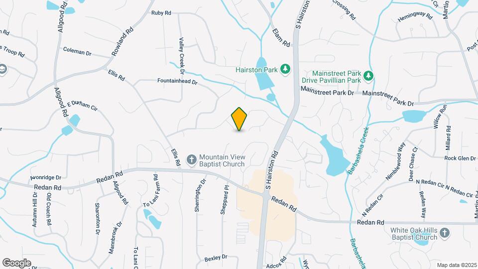 968 Oak Springs Ct Mapa y Detalles de la Ubicación
