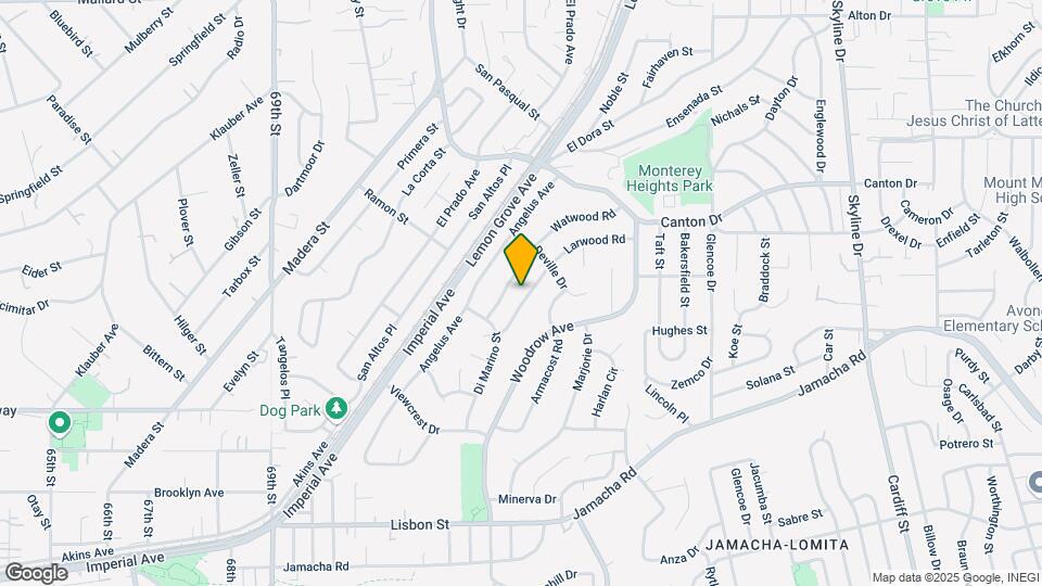 1464 Larwood Rd Map and Location Details