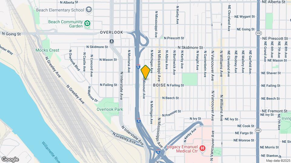 3916 N Missouri Ave, Unit 3916 N Missouri Ave #B Map and Location Details