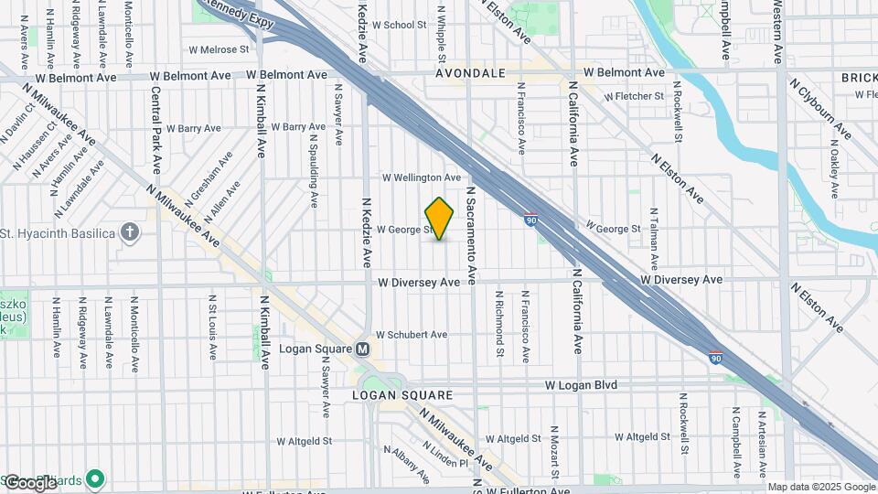 2842 N Whipple St, Unit 3 Mapa y Detalles de la Ubicación